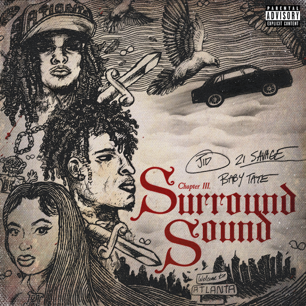 JID Feat. 21 Savage, Baby Tate – Surround Sound